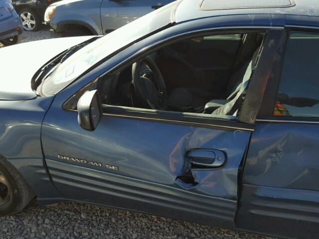 1G2NE52T7XC551888 - 1999 PONTIAC GRAND AM S BLUE photo 9