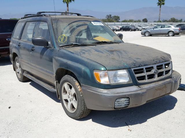 JF1SF6554WH712185 - 1998 SUBARU FORESTER S GREEN photo 1