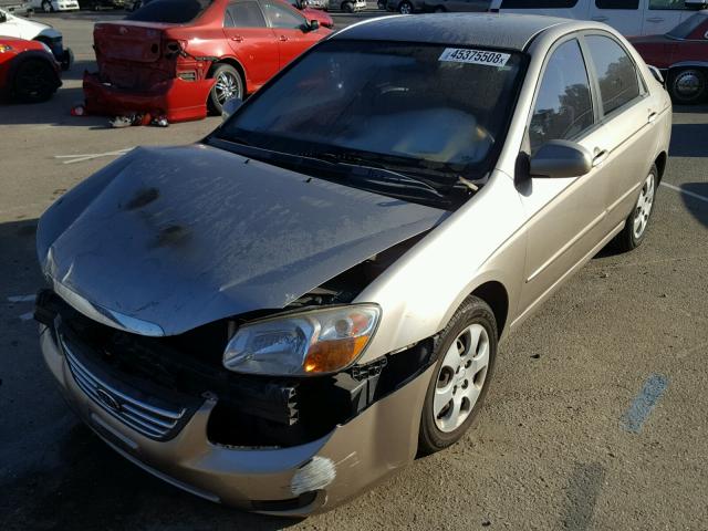 KNAFE122885583574 - 2008 KIA SPECTRA EX TAN photo 2