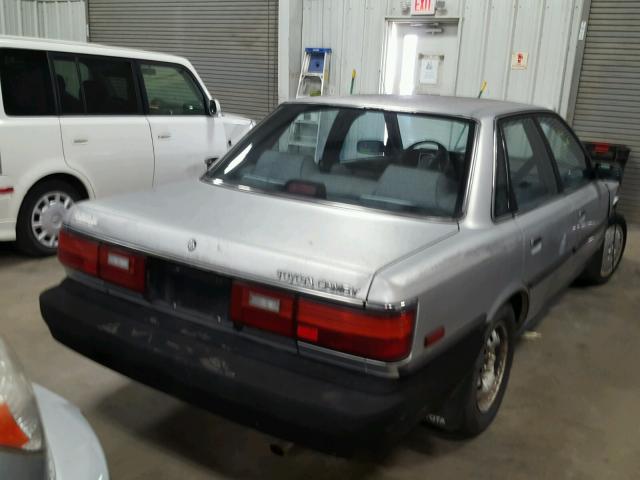 JT2SV21E8K0251411 - 1989 TOYOTA CAMRY DLX SILVER photo 4