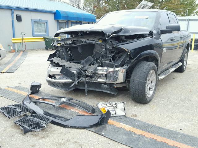 1C6RR7LG4GS220049 - 2016 RAM 1500 SLT შავი ფოტო 2