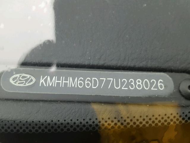 KMHHM66D77U238026 - 2007 HYUNDAI TIBURON GS BLACK photo 10