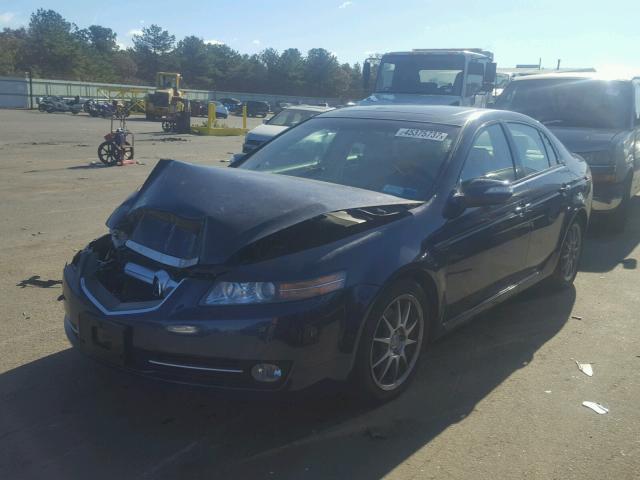 19UUA66247A036080 - 2007 ACURA TL BLUE photo 2