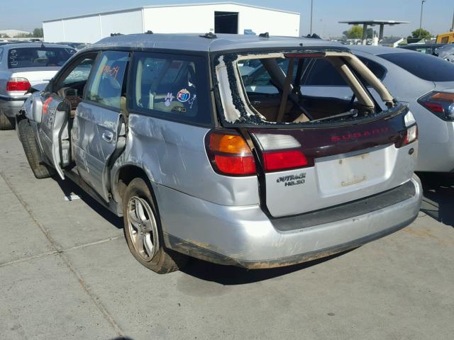 4S3BH806047611454 - 2004 SUBARU LEGACY OUT SILVER photo 3