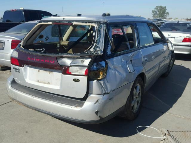 4S3BH806047611454 - 2004 SUBARU LEGACY OUT SILVER photo 4