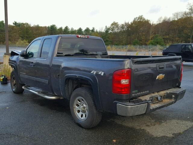 1GCRKSEA9BZ130887 - 2011 CHEVROLET SILVERADO GRAY photo 3