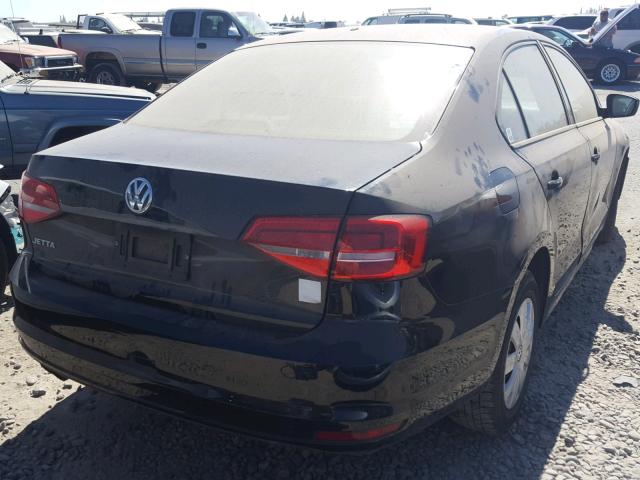 3VW2K7AJ0FM331232 - 2015 VOLKSWAGEN JETTA BASE 黑色 照片 4