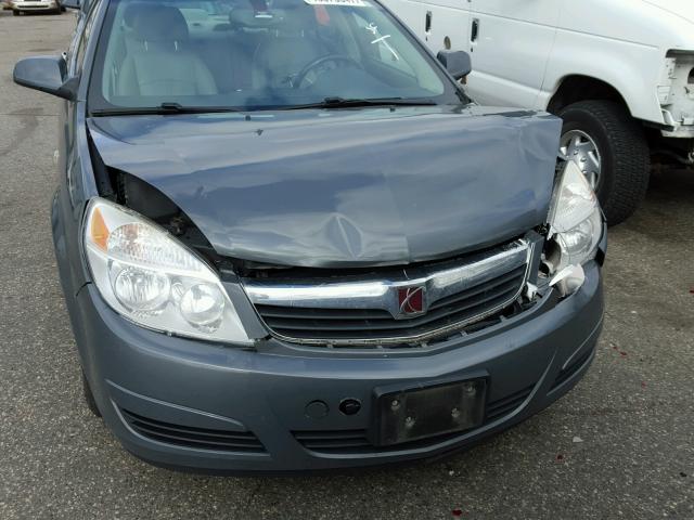 1G8ZV57B59F213303 - 2009 SATURN AURA GRAY photo 9