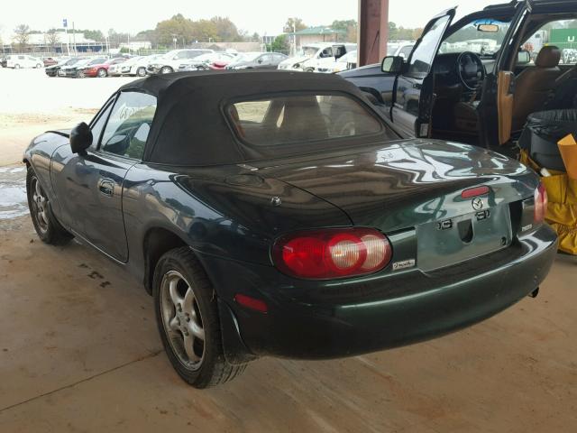 JM1NB353210219208 - 2001 MAZDA MX-5 MIATA GREEN photo 3