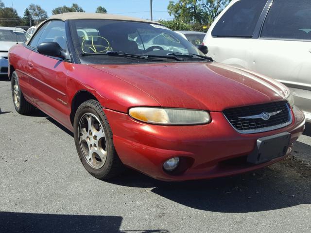 3C3EL55H2YT214872 - 2000 CHRYSLER SEBRING JX RED photo 1