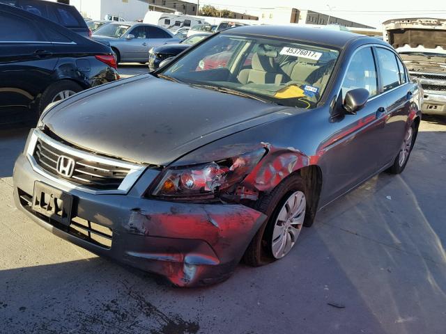 1HGCP2F32AA045671 - 2010 HONDA ACCORD LX GRAY photo 2