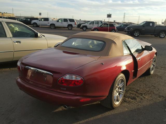 SAJDA42C81NA20132 - 2001 JAGUAR XK8 RED photo 4