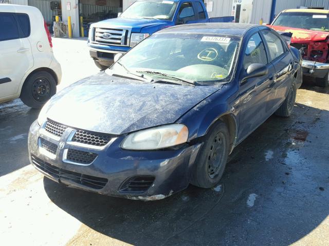 1B3EL46X55N654061 - 2005 DODGE STRATUS SX BLUE photo 2