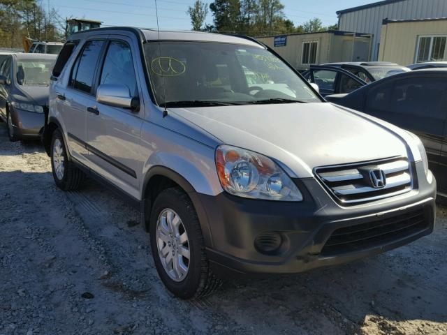 SHSRD78846U427571 - 2006 HONDA CR-V EX SILVER photo 1