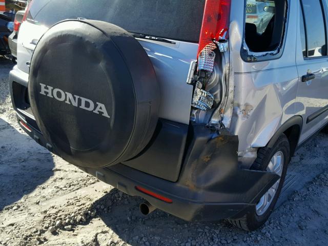 SHSRD78846U427571 - 2006 HONDA CR-V EX SILVER photo 9