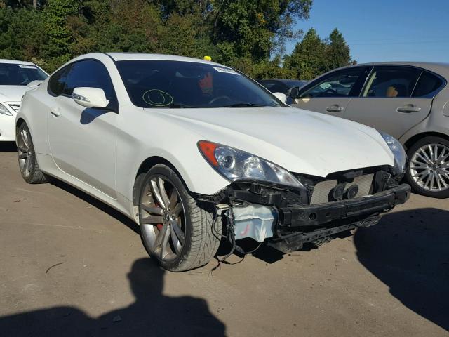 KMHHU6KH7AU034066 - 2010 HYUNDAI GENESIS CO WHITE photo 1