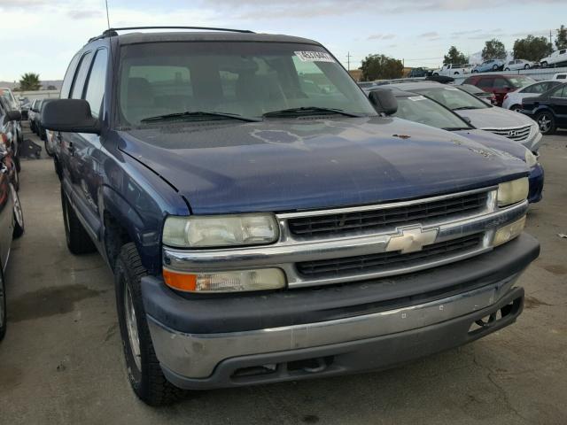 1GNEK13T73J157543 - 2003 CHEVROLET TAHOE K150 BLUE photo 1