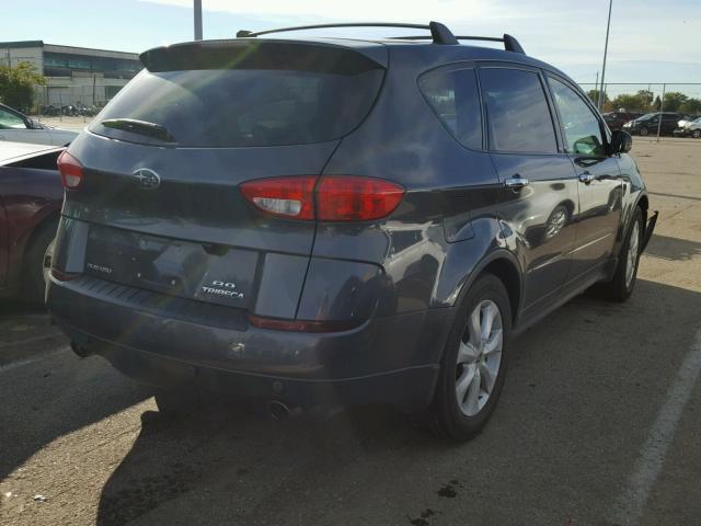 4S4WX85D174403273 - 2007 SUBARU B9 TRIBECA GRAY photo 4