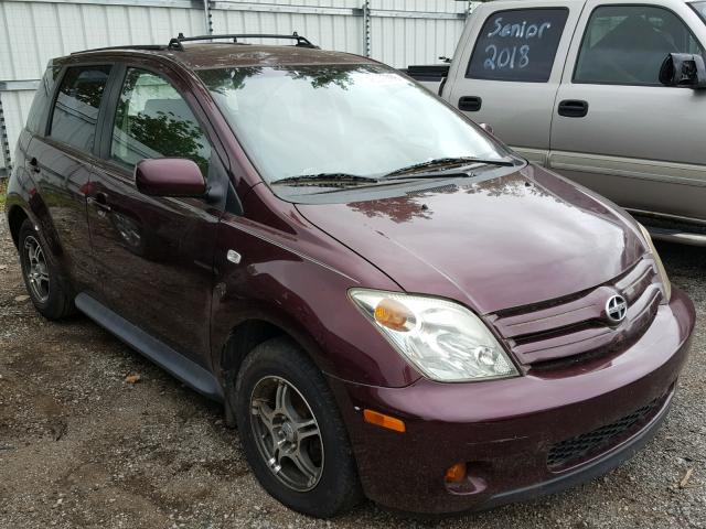 JTKKT624750082313 - 2005 TOYOTA SCION XA ბურგუნდია ფოტო 1