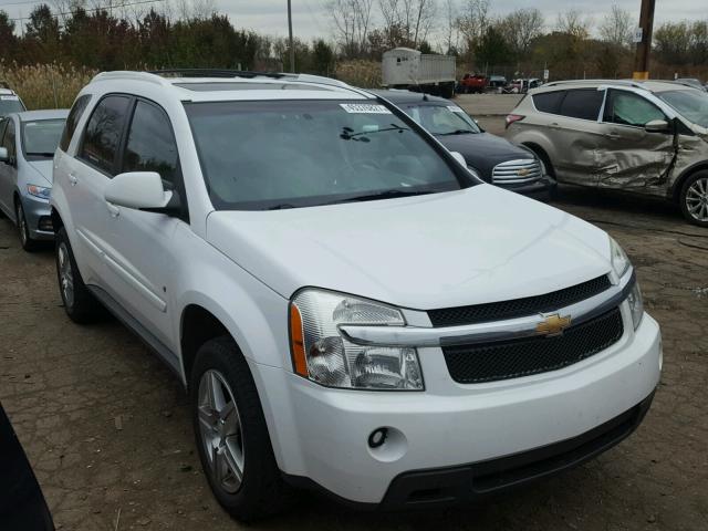 2CNDL63F896232003 - 2009 CHEVROLET EQUINOX LT WHITE photo 1