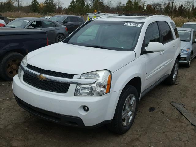 2CNDL63F896232003 - 2009 CHEVROLET EQUINOX LT WHITE photo 2