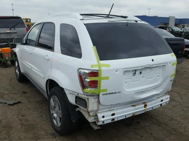 2CNDL63F896232003 - 2009 CHEVROLET EQUINOX LT WHITE photo 3