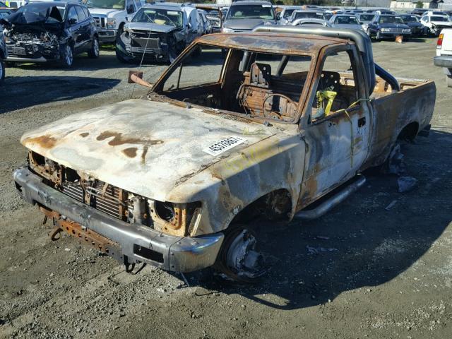 JT4RN01P4M0012890 - 1991 TOYOTA PICKUP 1/2 BURN photo 2