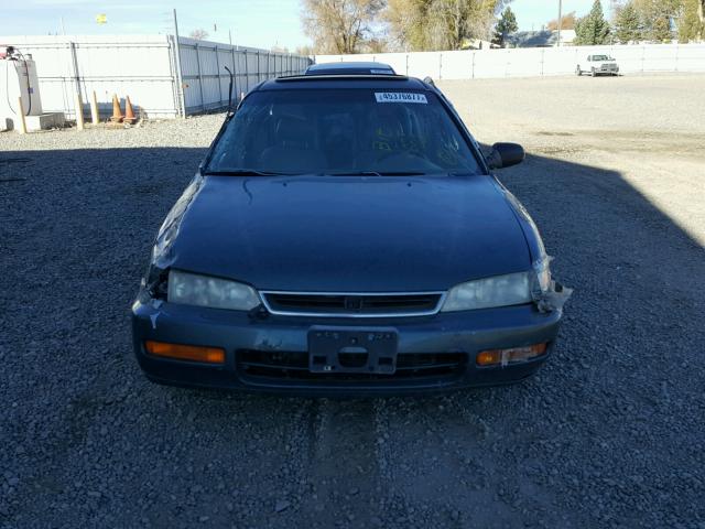 1HGCD5661VA029794 - 1997 HONDA ACCORD EX GREEN photo 9