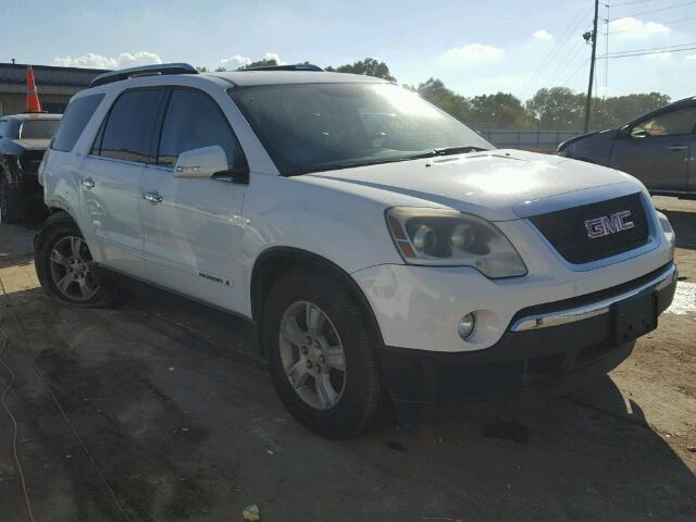 1GKEV33728J284033 - 2008 GMC ACADIA SLT თეთრი ფოტო 1