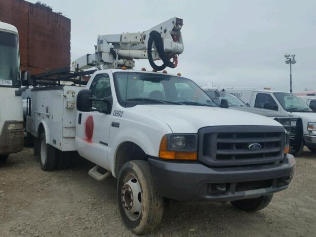 1FDAF56F9YEA70893 - 2000 FORD F550 SUPER WHITE photo 1