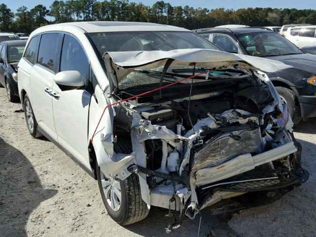 5FNRL5H60GB004761 - 2016 HONDA ODYSSEY EX WHITE photo 1