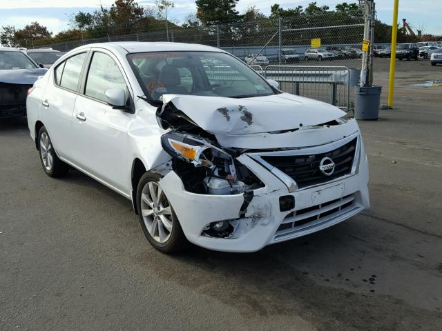 3N1CN7AP2FL939961 - 2015 NISSAN VERSA S WHITE photo 1