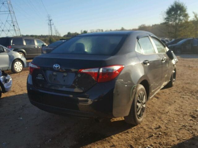 5YFBURHE2GP456969 - 2016 TOYOTA COROLLA L BLACK photo 4