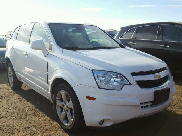 3GNAL4EK9ES665547 - 2014 CHEVROLET CAPTIVA LT WHITE photo 1