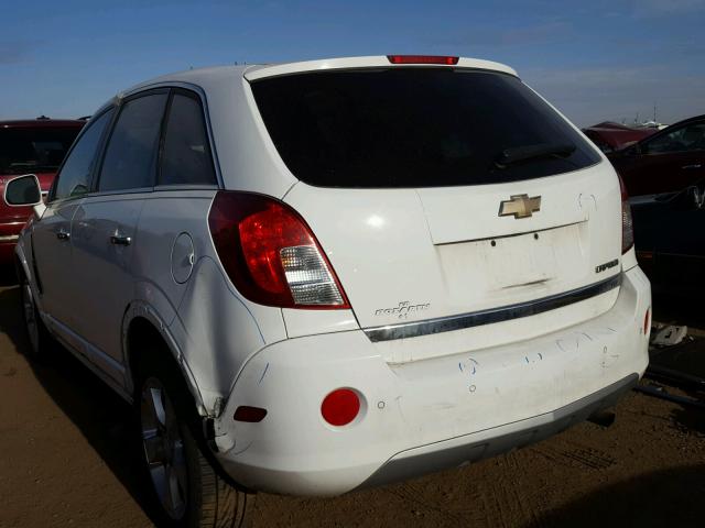 3GNAL4EK9ES665547 - 2014 CHEVROLET CAPTIVA LT WHITE photo 3