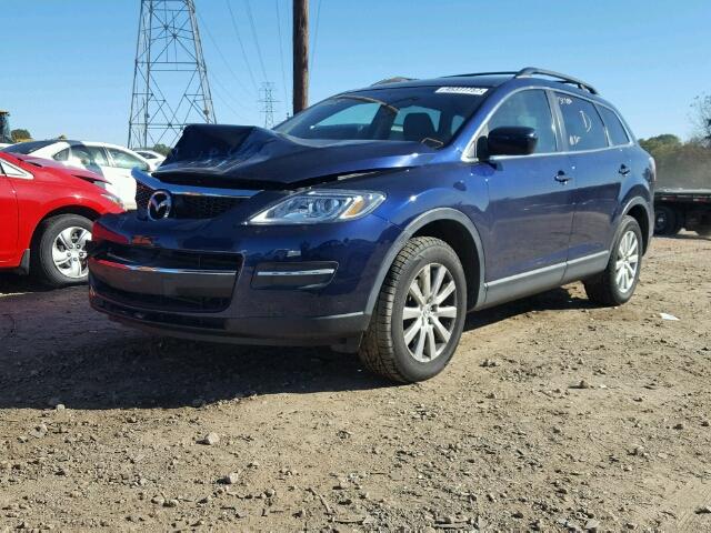 JM3TB38V590171310 - 2009 MAZDA CX-9 BLUE photo 2