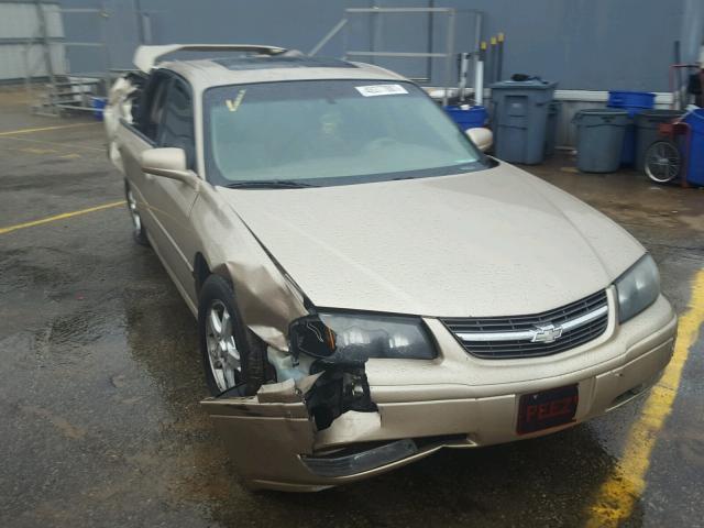 2G1WH52K459106052 - 2005 CHEVROLET IMPALA LS GOLD photo 1