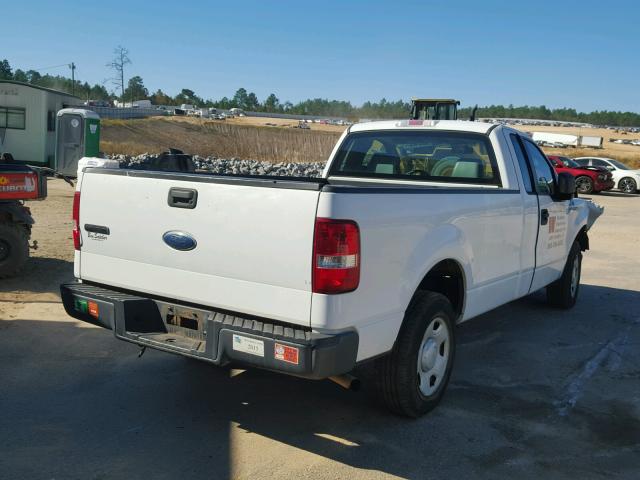 1FTRF12247NA75629 - 2007 FORD F150 WHITE photo 4