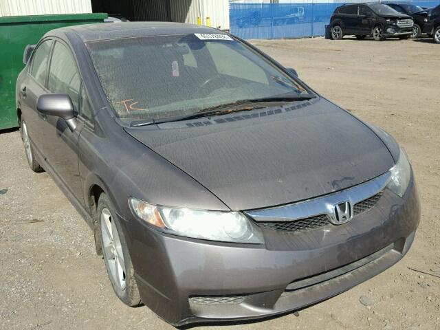 2HGFA1F66BH006166 - 2011 HONDA CIVIC LX-S GRAY photo 1