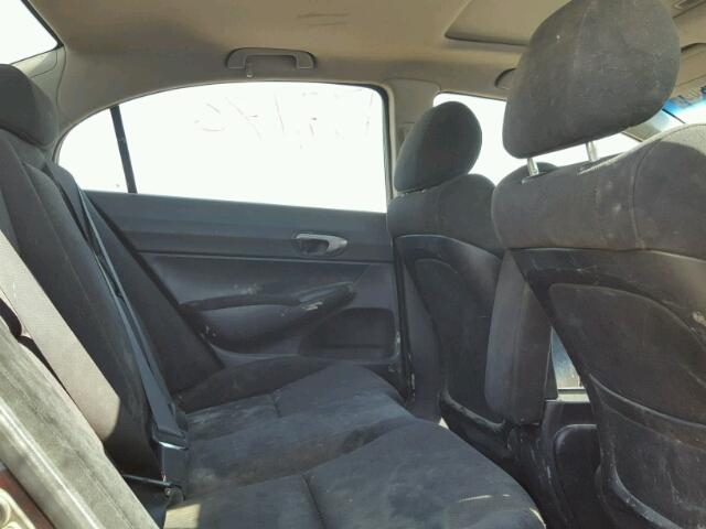 2HGFA1F66BH006166 - 2011 HONDA CIVIC LX-S GRAY photo 6