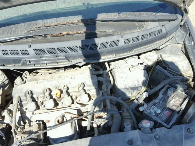 2HGFA1F66BH006166 - 2011 HONDA CIVIC LX-S GRAY photo 7