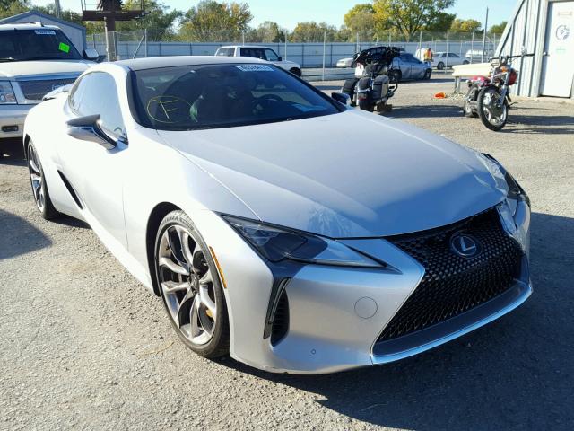 JTHHP5AY1JA001099 - 2018 LEXUS LC 500 SILVER photo 1