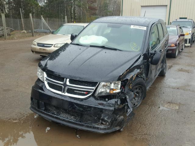 3C4PDCAB7FT597907 - 2015 DODGE JOURNEY SE BLACK photo 2