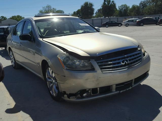 JNKBY01E06M204292 - 2006 INFINITI M45 BEIGE photo 1