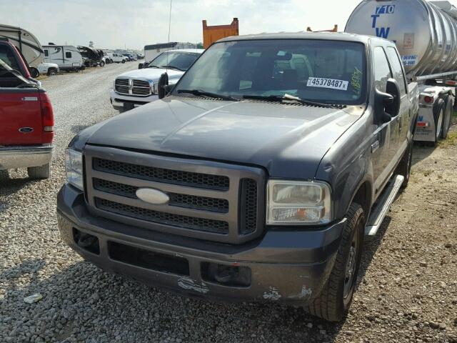 1FTSW205X5EA24136 - 2005 FORD F250 SUPER GRAY photo 2