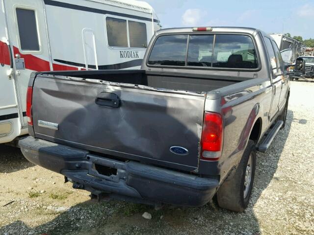 1FTSW205X5EA24136 - 2005 FORD F250 SUPER GRAY photo 4