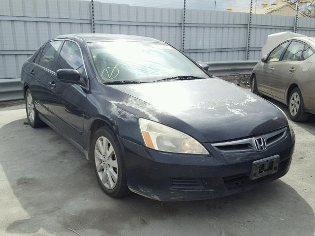 1HGCM66467A003764 - 2007 HONDA ACCORD BLACK photo 1