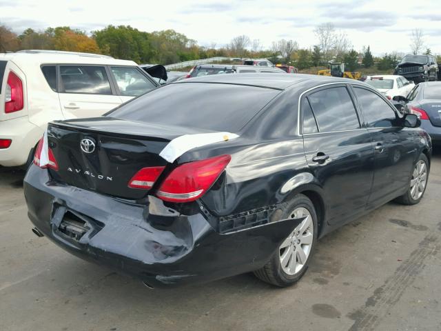 4T1BK36B97U191381 - 2007 TOYOTA AVALON XL BLACK photo 4