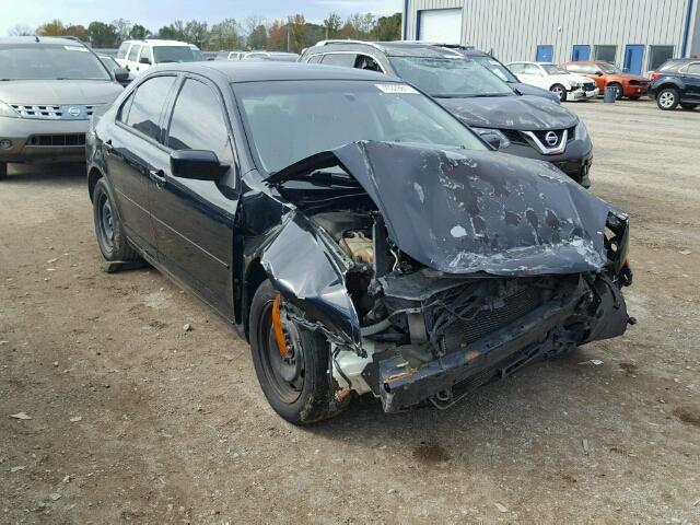 3FAFP07Z66R173952 - 2006 FORD FUSION SE BLACK photo 1