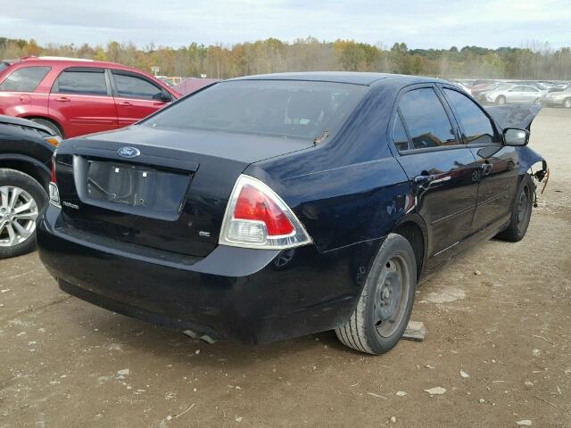 3FAFP07Z66R173952 - 2006 FORD FUSION SE BLACK photo 4